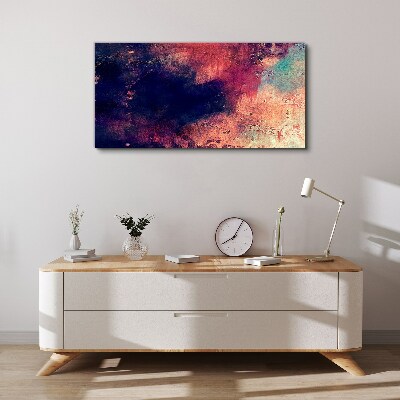 Foto auf leinwand Abstrakte Farblandschaft