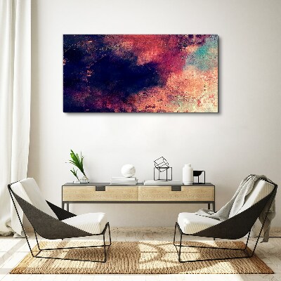 Foto auf leinwand Abstrakte Farblandschaft