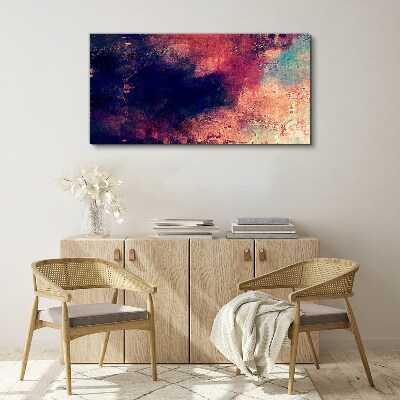 Foto auf leinwand Abstrakte Farblandschaft