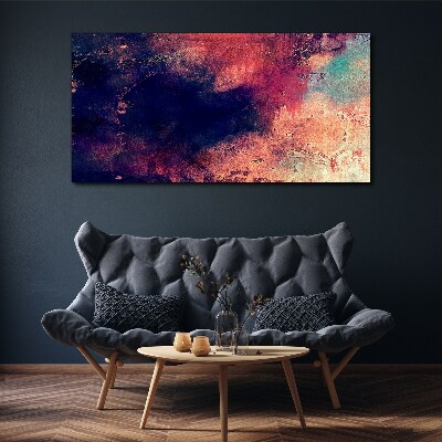 Foto auf leinwand Abstrakte Farblandschaft