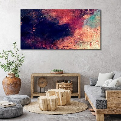 Foto auf leinwand Abstrakte Farblandschaft