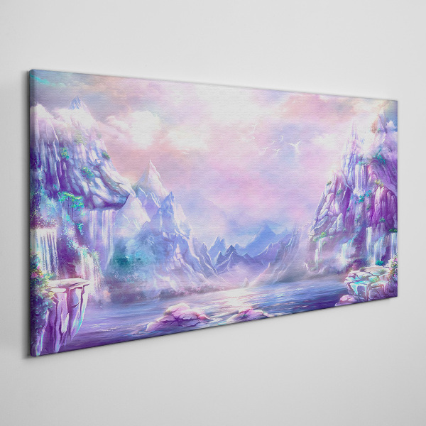 Foto auf leinwand Zauberhafte Berglandschaft