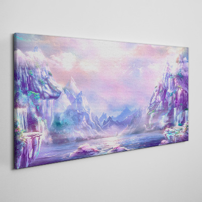 Foto auf leinwand Zauberhafte Berglandschaft