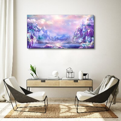 Foto auf leinwand Zauberhafte Berglandschaft
