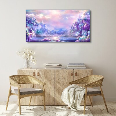 Foto auf leinwand Zauberhafte Berglandschaft