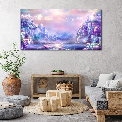 Foto auf leinwand Zauberhafte Berglandschaft