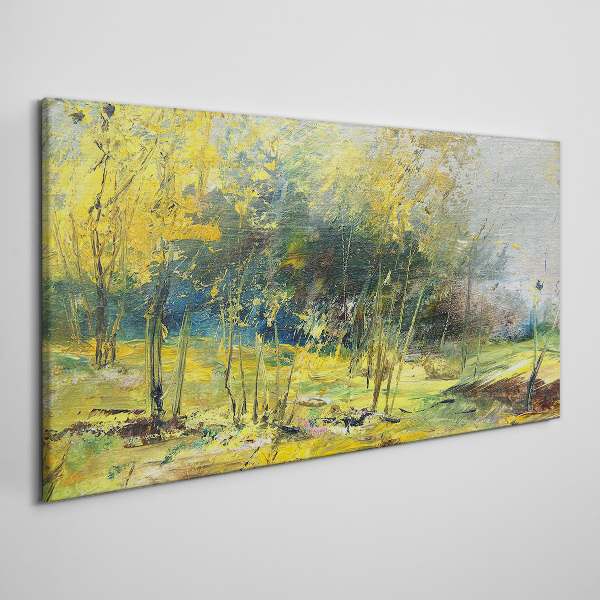 Foto auf leinwand Goldener Herbst im Park