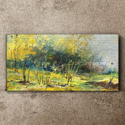 Foto auf leinwand Goldener Herbst im Park