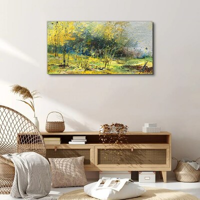 Foto auf leinwand Goldener Herbst im Park