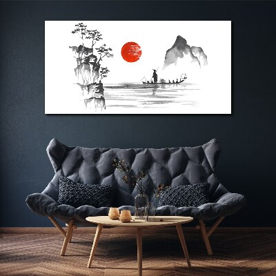 Foto auf leinwand Traditionelle japanische Malerei