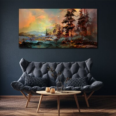 Foto auf leinwand Geheimnisvolle Berglandschaft