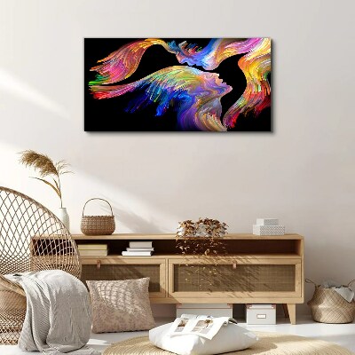 Bild auf leinwand Eine bunte Seelenmischung