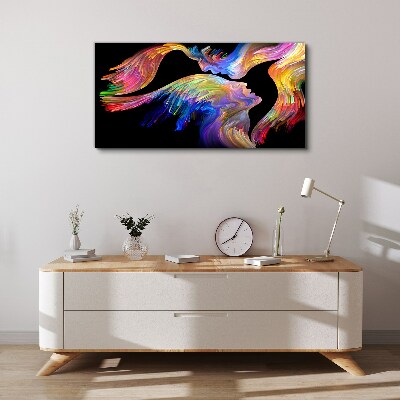 Bild auf leinwand Eine bunte Seelenmischung