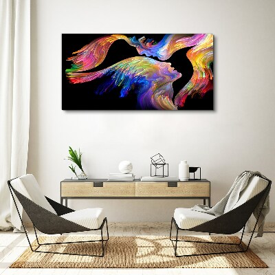 Bild auf leinwand Eine bunte Seelenmischung