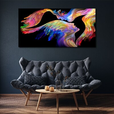 Bild auf leinwand Eine bunte Seelenmischung