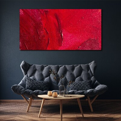 Foto auf leinwand Intensives abstraktes Rot
