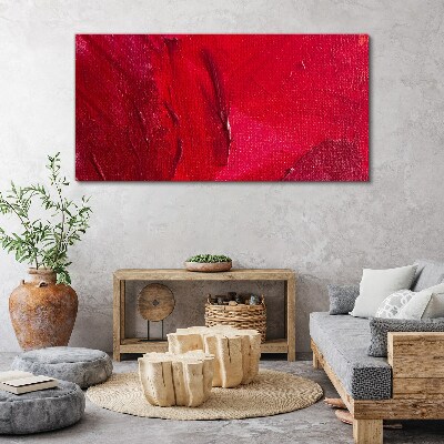 Foto auf leinwand Intensives abstraktes Rot