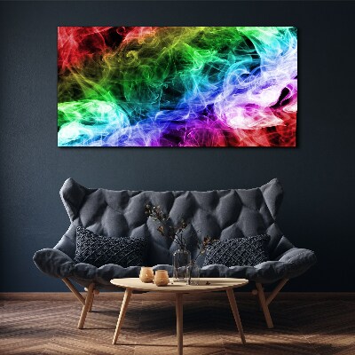 Foto auf leinwand Bunter Rauchwirbel