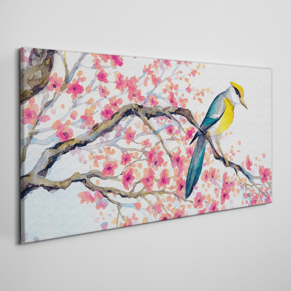 Foto auf leinwand Frühlingsvogel auf einem Ast