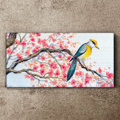 Foto auf leinwand Frühlingsvogel auf einem Ast