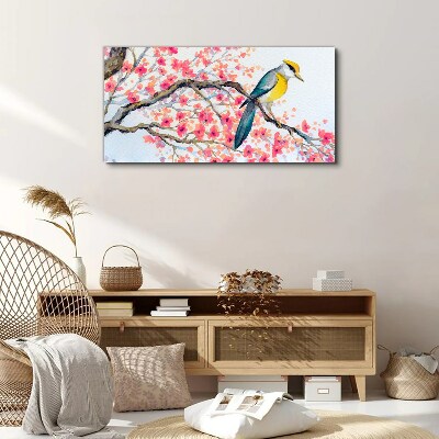 Foto auf leinwand Frühlingsvogel auf einem Ast