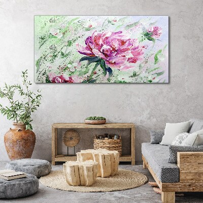 Foto auf leinwand Blumenarrangement in Pastelltönen