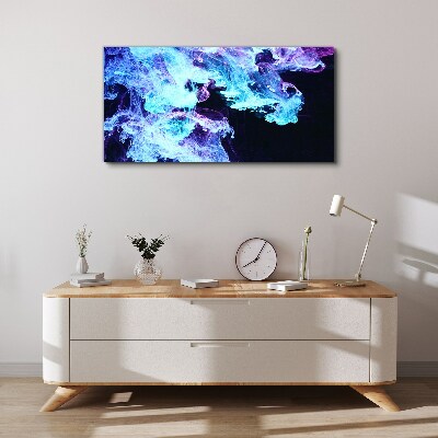 Foto auf leinwand Wellen farbiger Energie
