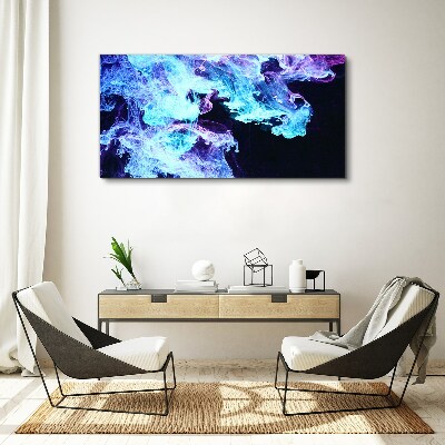 Foto auf leinwand Wellen farbiger Energie