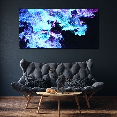 Foto auf leinwand Wellen farbiger Energie