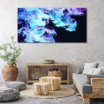 Foto auf leinwand Wellen farbiger Energie