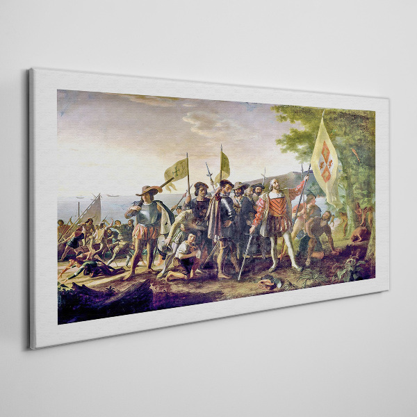 Foto auf leinwand Eroberung der Neuen Welt