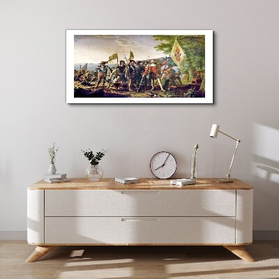 Foto auf leinwand Eroberung der Neuen Welt