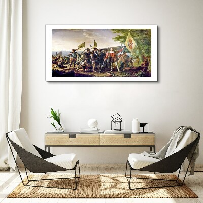 Foto auf leinwand Eroberung der Neuen Welt