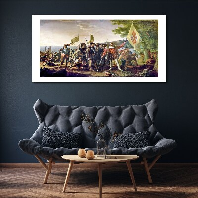 Foto auf leinwand Eroberung der Neuen Welt