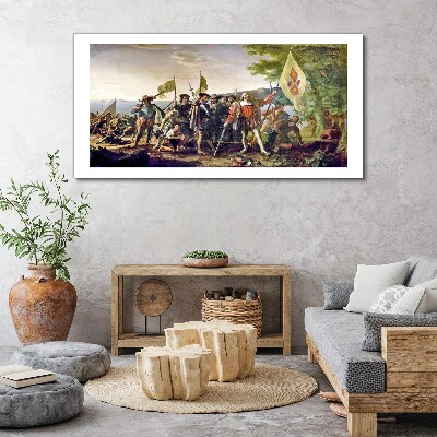 Foto auf leinwand Eroberung der Neuen Welt