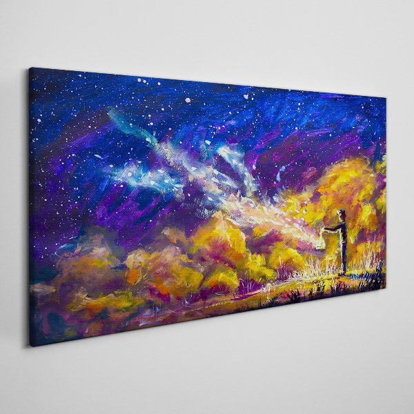 Foto auf leinwand Eine kosmische Vision der Kreativität