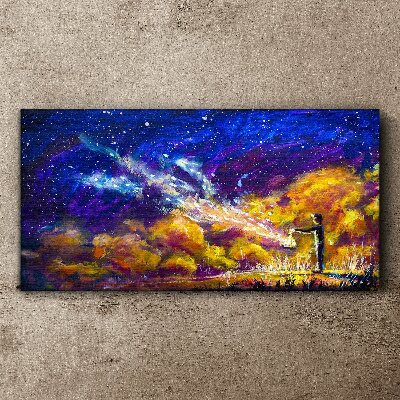 Foto auf leinwand Eine kosmische Vision der Kreativität