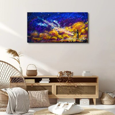 Foto auf leinwand Eine kosmische Vision der Kreativität