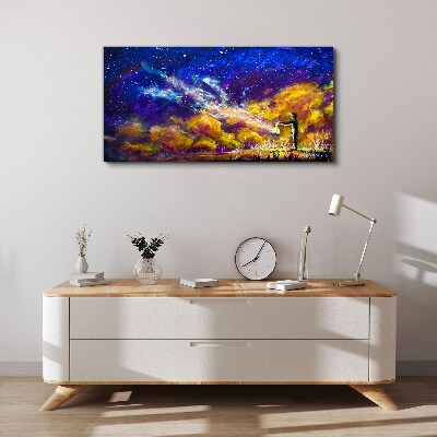 Foto auf leinwand Eine kosmische Vision der Kreativität