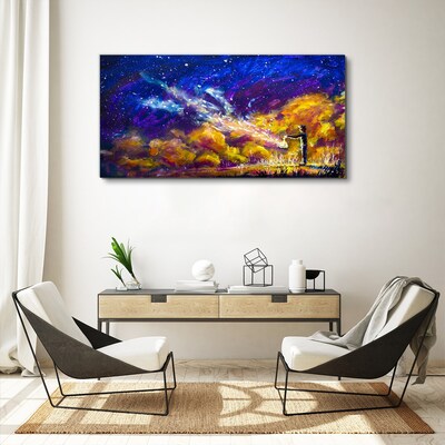 Foto auf leinwand Eine kosmische Vision der Kreativität