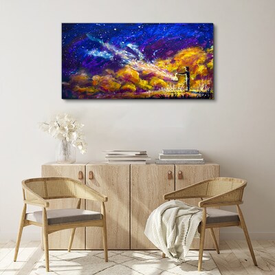 Foto auf leinwand Eine kosmische Vision der Kreativität