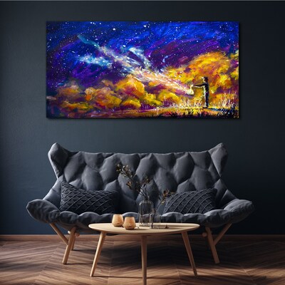 Foto auf leinwand Eine kosmische Vision der Kreativität