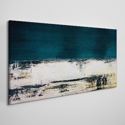 Foto auf leinwand Ein ruhiger Horizont in Blautönen