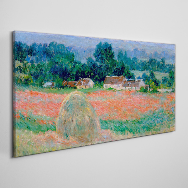 Foto auf leinwand Heuhaufen in Giverny Claude Monet