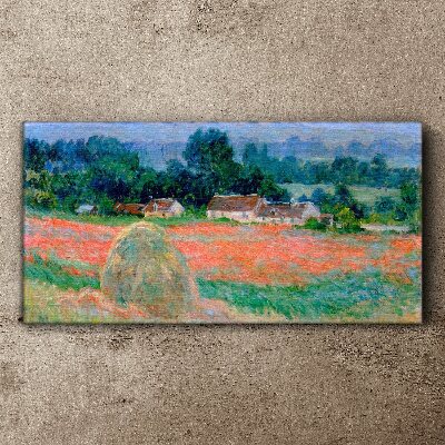 Foto auf leinwand Heuhaufen in Giverny Claude Monet