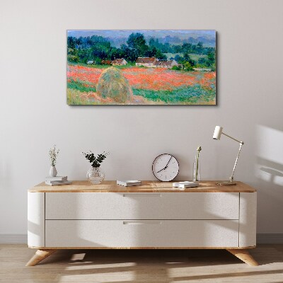 Foto auf leinwand Heuhaufen in Giverny Claude Monet