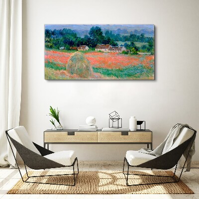 Foto auf leinwand Heuhaufen in Giverny Claude Monet