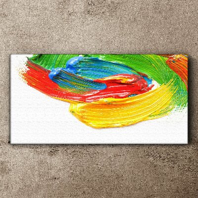 Bild auf leinwand Bunter Farbwirbel