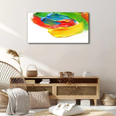 Bild auf leinwand Bunter Farbwirbel