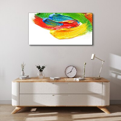 Bild auf leinwand Bunter Farbwirbel